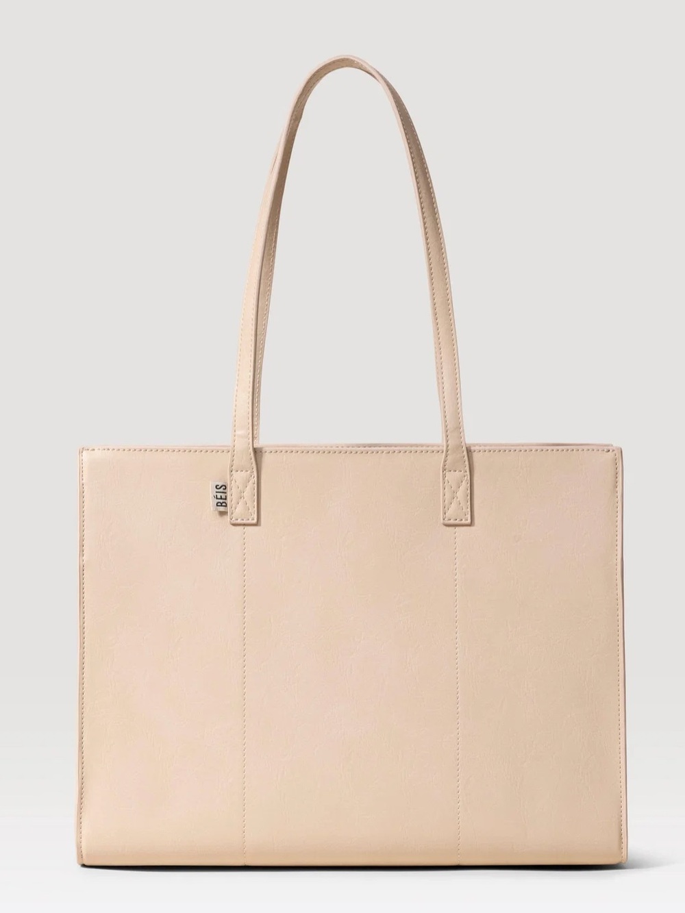 BEIS Work Tote in Beige - Picture 1 of 5